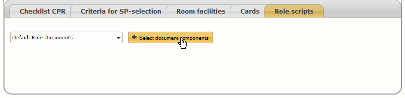 Selecting document components.